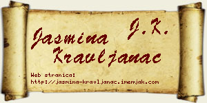 Jasmina Kravljanac vizit kartica